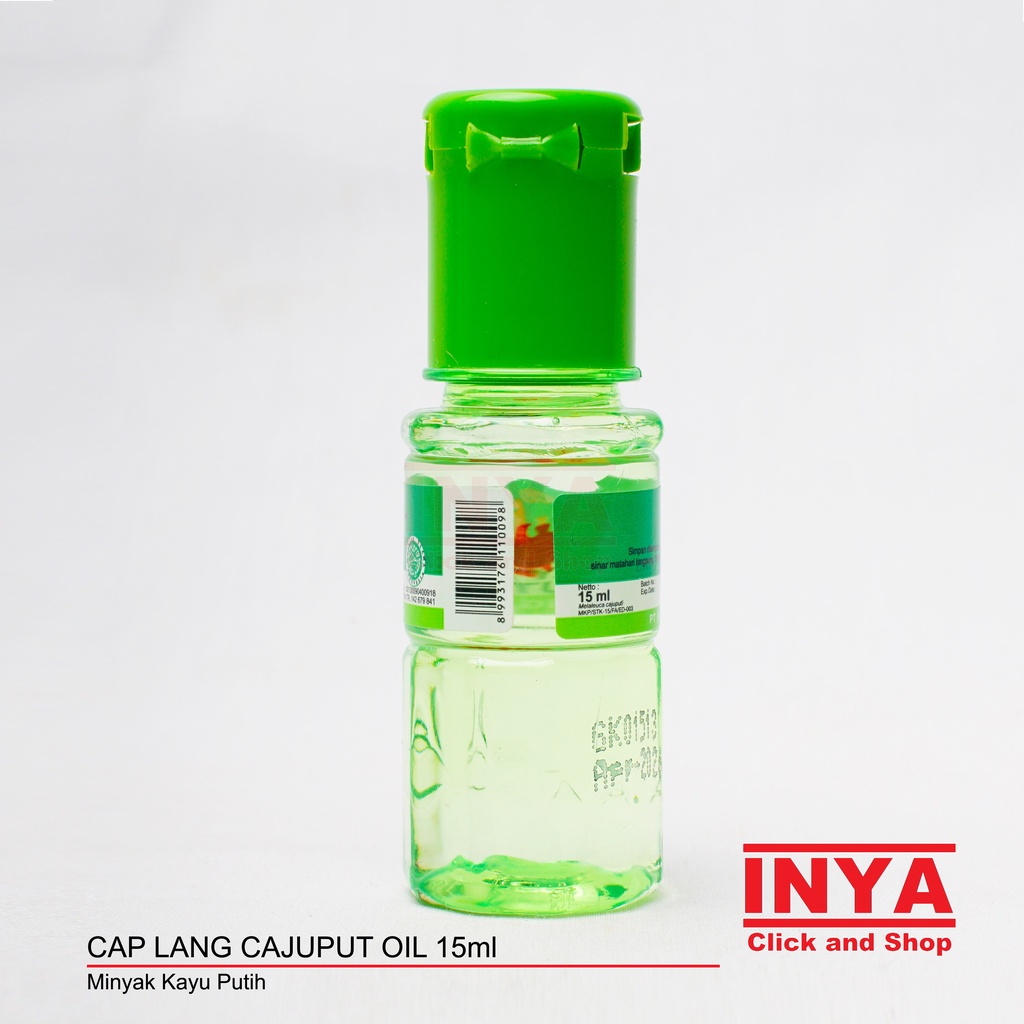 MINYAK KAYU PUTIH CAP LANG - CAJUPUT OIL 15ml - Massage - Pijat