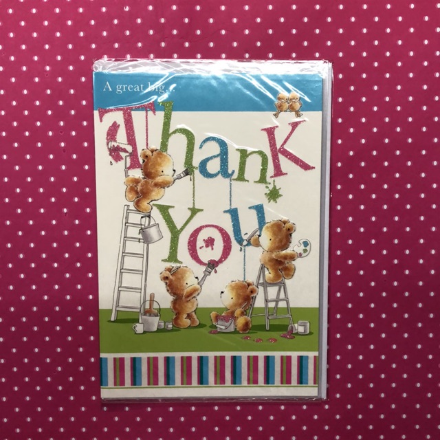 

Thank you card (bear)