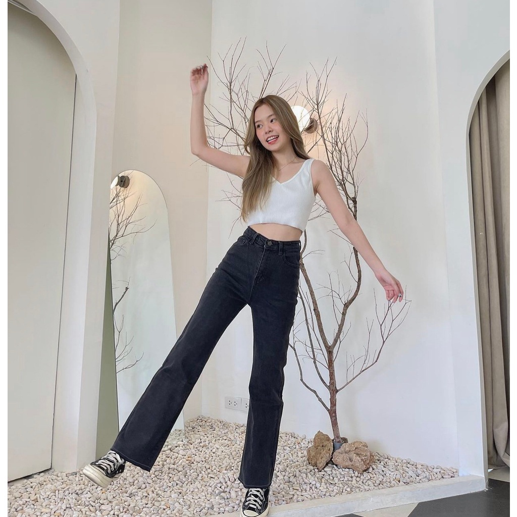 Celana Boyfriend Wanita  Rawis Boyfriend Wanita Celana Boyfriend Jumbo Sobek Kekinian Premium Terbar