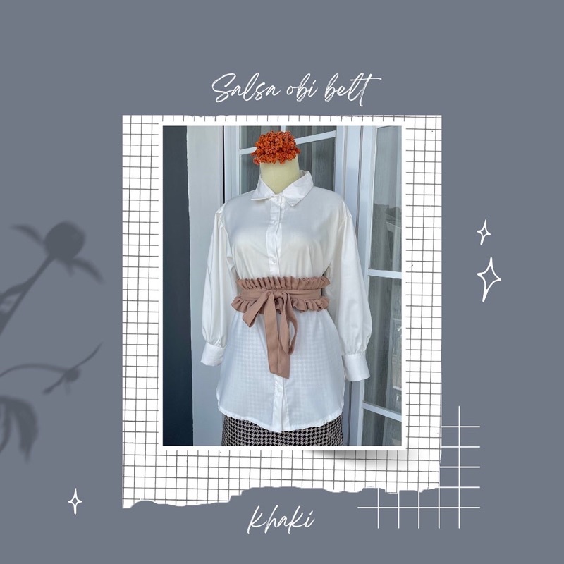 SALSA OBI BELT / BELT RUFFLE / BELT LILIT