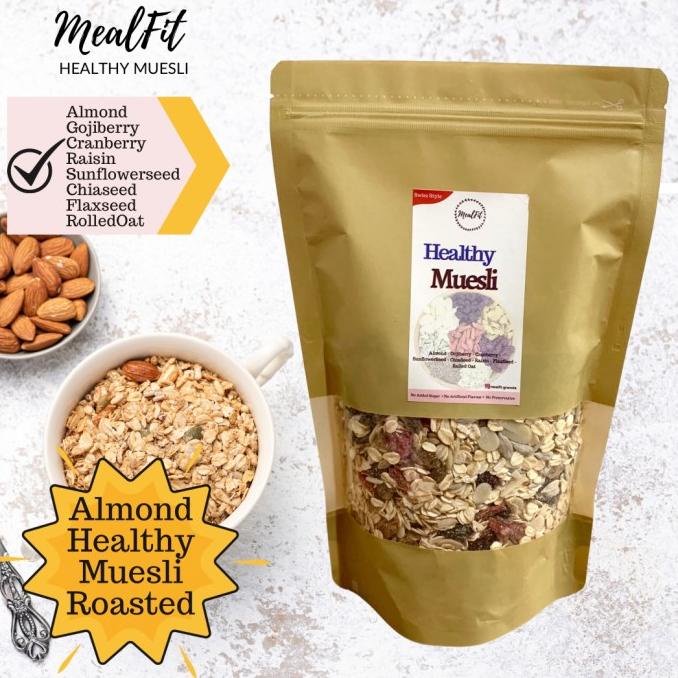 

Promo Awal tahun Muesli Almond MealFit 500 gr with chia seed Promo Awal tahun