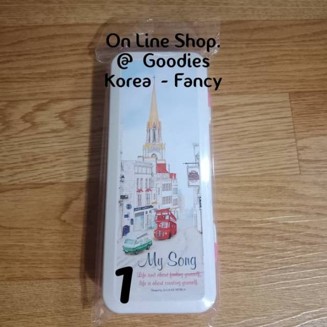 

Pencil Case Plastik 2 Tingkat My Song Ori Korea Ready Stock
