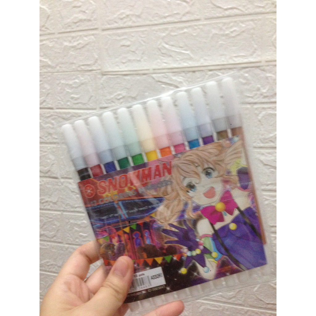 

Snowman 12 Coloring Marker 155Gr Baru