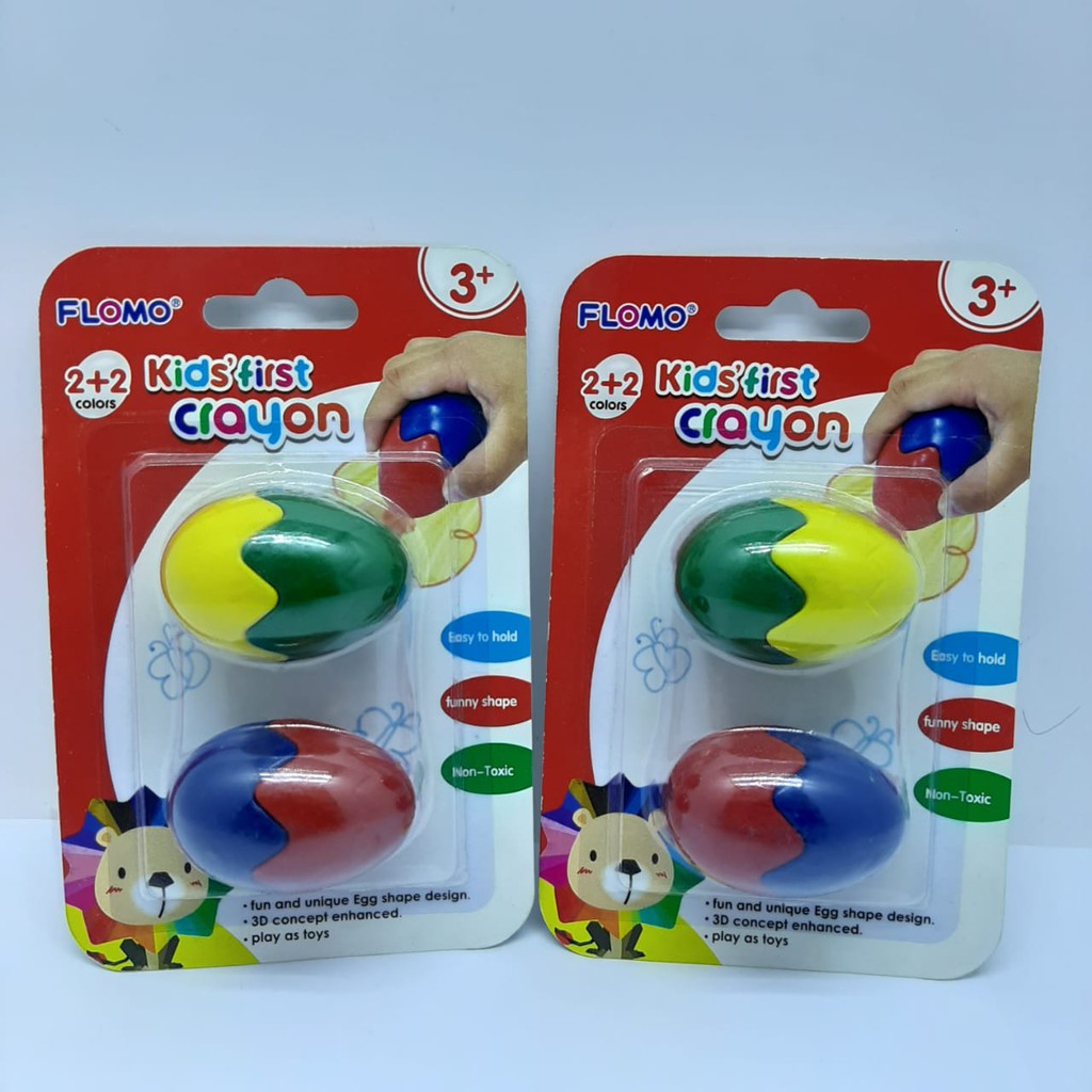 

CRAYON KIDS FIRST 4C 10-04702 BENTUK TELUR FLOMO/PTR700063095