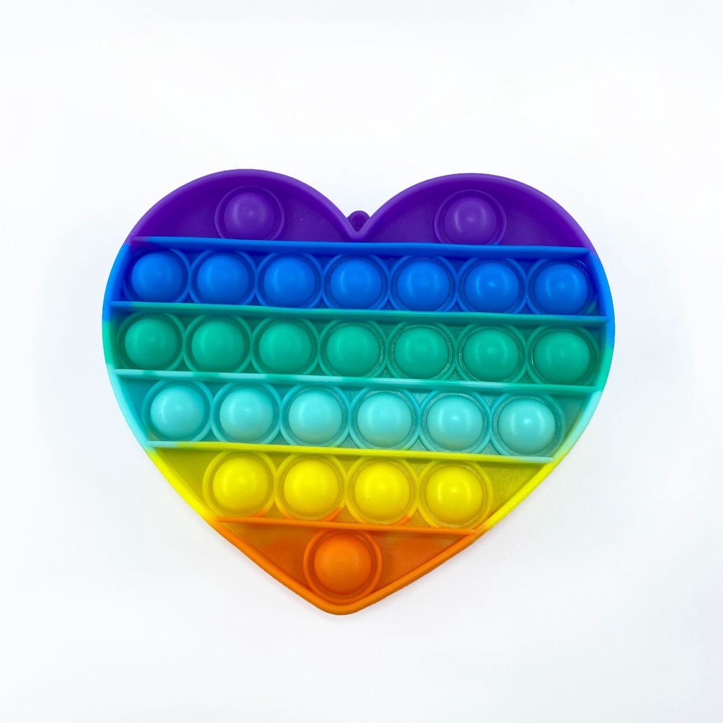 New Fidget Push Pop It Mainan Anak - Mainan Popit Murah Rainbow Pop it-3