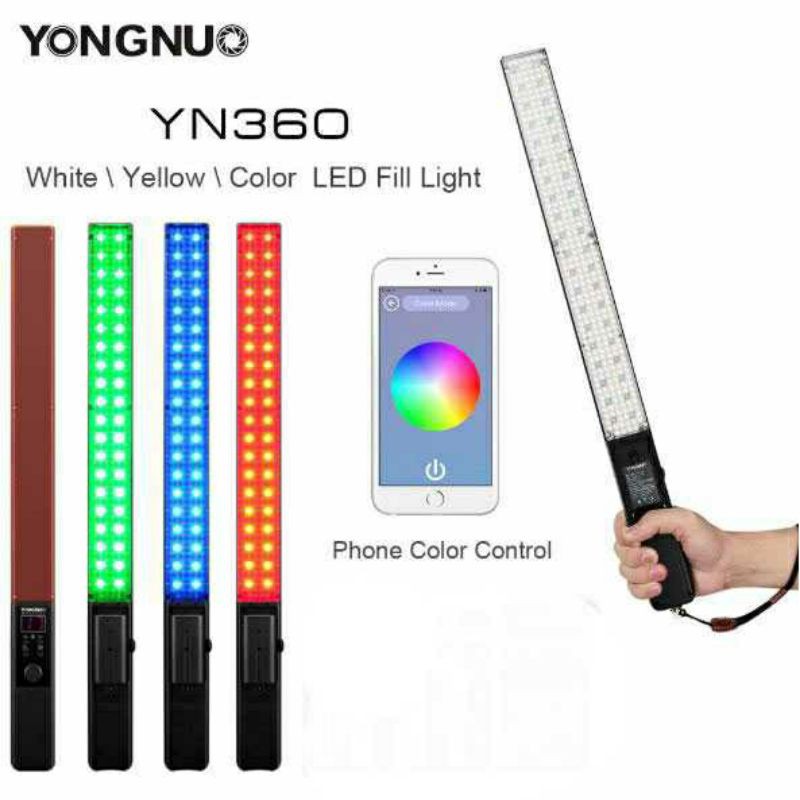 LED stik yongnuo YN-360 RGB YN360 RGB heandheld foto video