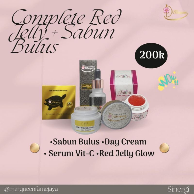 Paket complete red jelly plus marqueen bulus