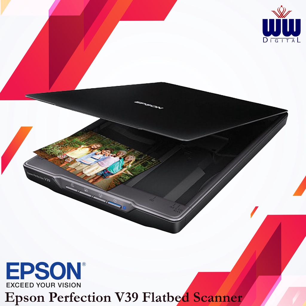 Jual Epson Perfection V39 Flatbed Color Image Scanner Garansi Resmi
