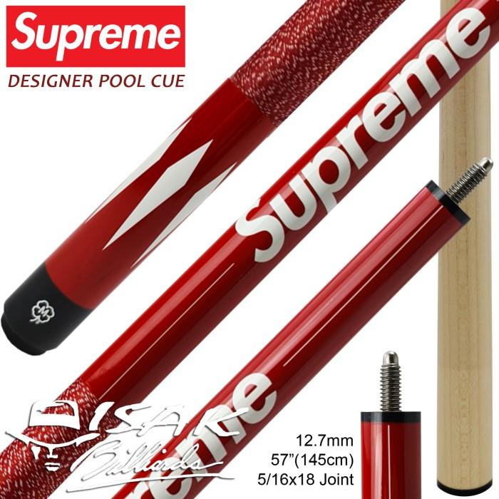 Supreme Pool Cue Stick - 12.7mm 145cm Stik Billiard Import ISAK Biliar