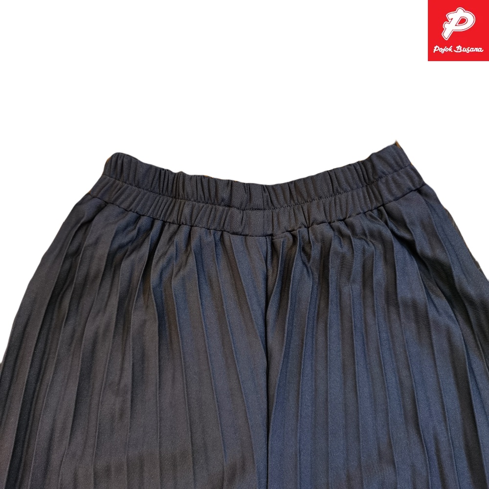Pojok Busana Celana Panjang  Kulot Wanita Plisket