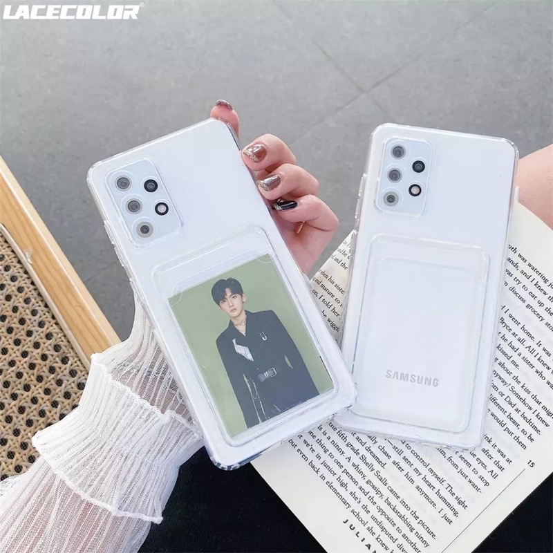 SOFTCASE CARD HOLDER SLOT KARTU FOTO SAMSUNG A04 A04E A04S A02 M02 A03 CORE A02S A03S A12 M12 A13 A2