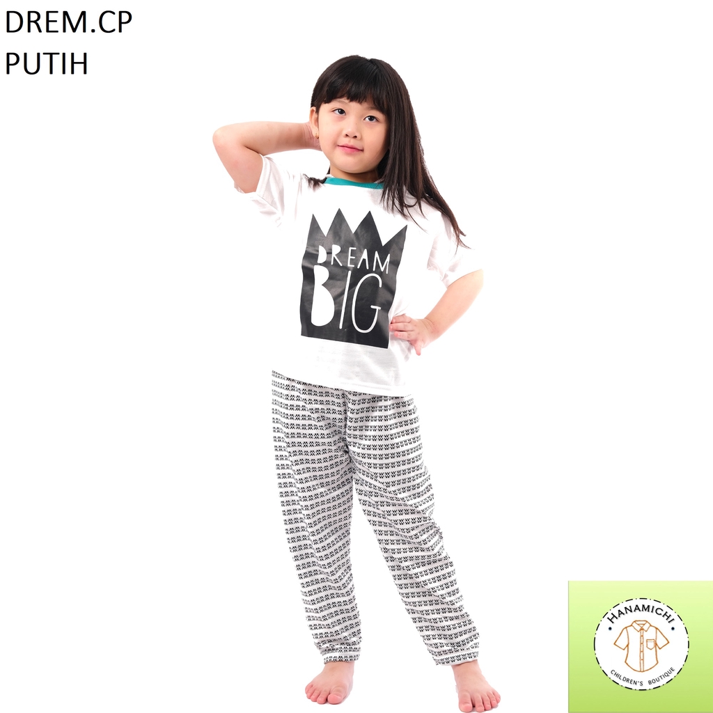 Hanamichi DREM.CP Baju Tidur Anak Bergambar Lengan Pendek