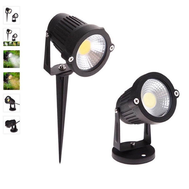 Lampu LED Taman Halaman Teras Outdoor Sorot 5W Watt Tancap Spot Spotlight Garden Park Light Lamp