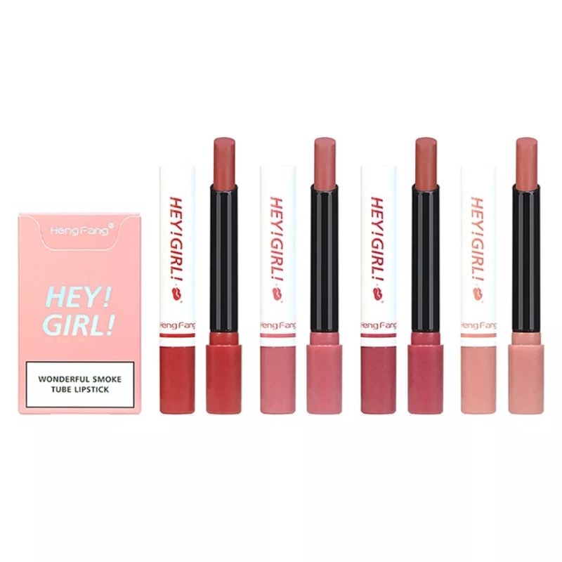 LIPSTIK KOREA 4 WARNA TAHAN LAMA LIPSTIK MATTE ISI 4PCS