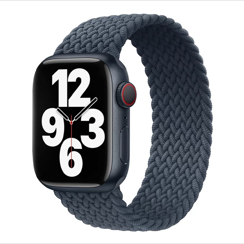 Elastic Woven Nylon Strap for Apple Watch 7 6 5 4 3 2 1 SE Watchband for iWatch 38mm 42mm 40mm 44mm 41mm 45mm Z36/DT7/S7PRO