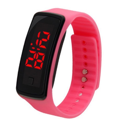 ✅COD JT002 Jam Tangan Led Digital Watch Pria Wanita Fashion Sport Keren Souvenir Import-Var 1 Pink