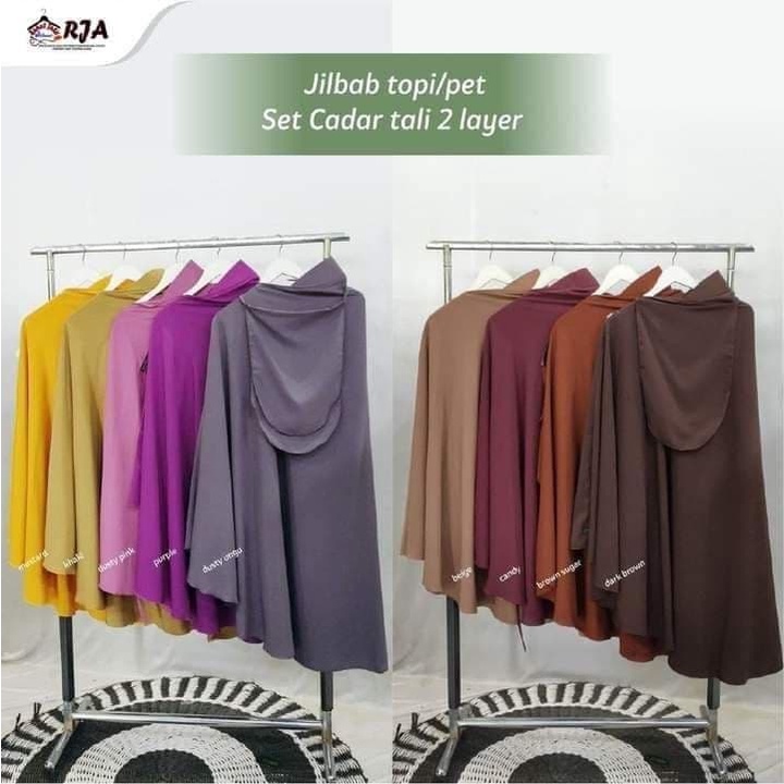 Jilbab Pet Set Cadar