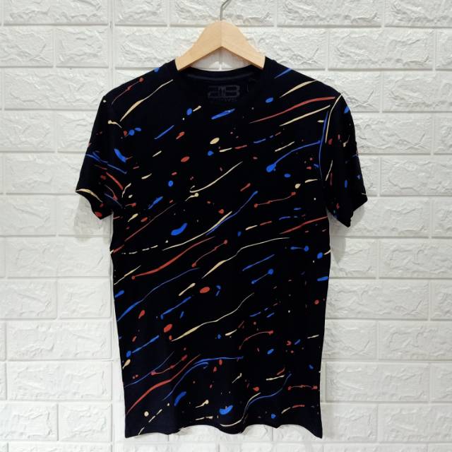 Kaos full print kaos bercak baju pria Shopee  Indonesia