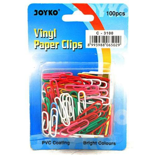 

Paperclip Warna Joyko Paper Clips Vinyl Joyko C-3100 - 100 pcs