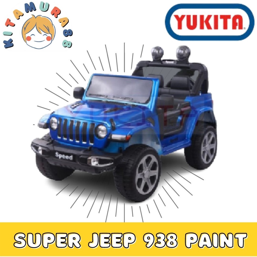 Mainan Anak - Mobil Aki YUKITA 938 SUPER JEEP Paint