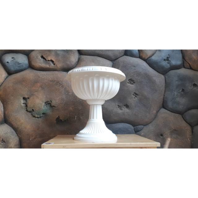 Pot bunga tinggi JUARA putih 38cm Shopee Indonesia Pot bunga tinggi JUARA putih 38cm Shopee Indonesia