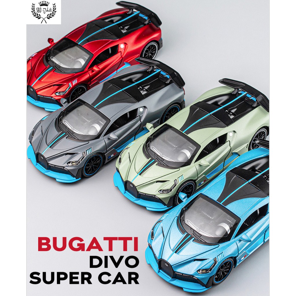 Diecast Miniatur Mobil BUGATTI DIVO Metal Collection Series skala 1:32