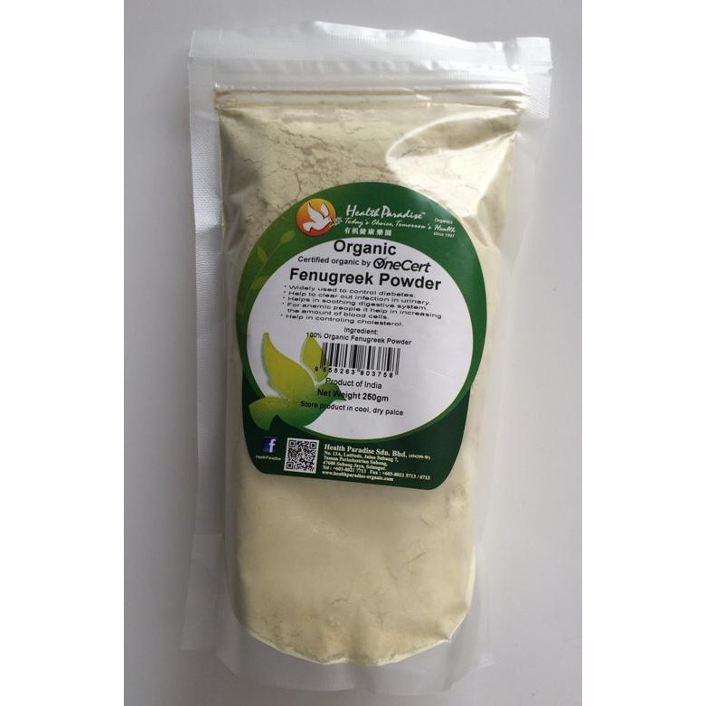 

Health Paradise - Organic Fenugreek Powder 250 gr KOMPLIT