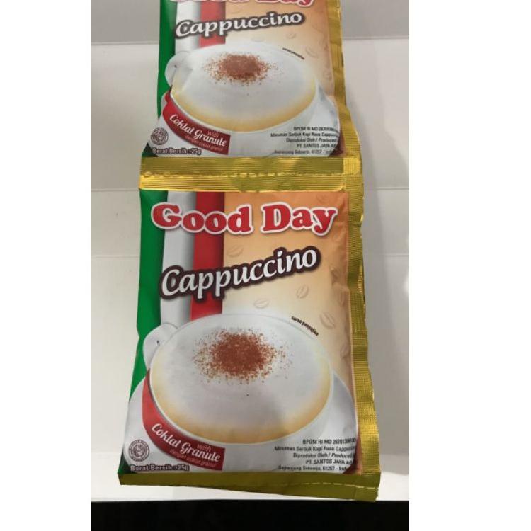 

6vjk GoodDay Cappucino renceng ( 10 x 25 gram ) ™↑ ー