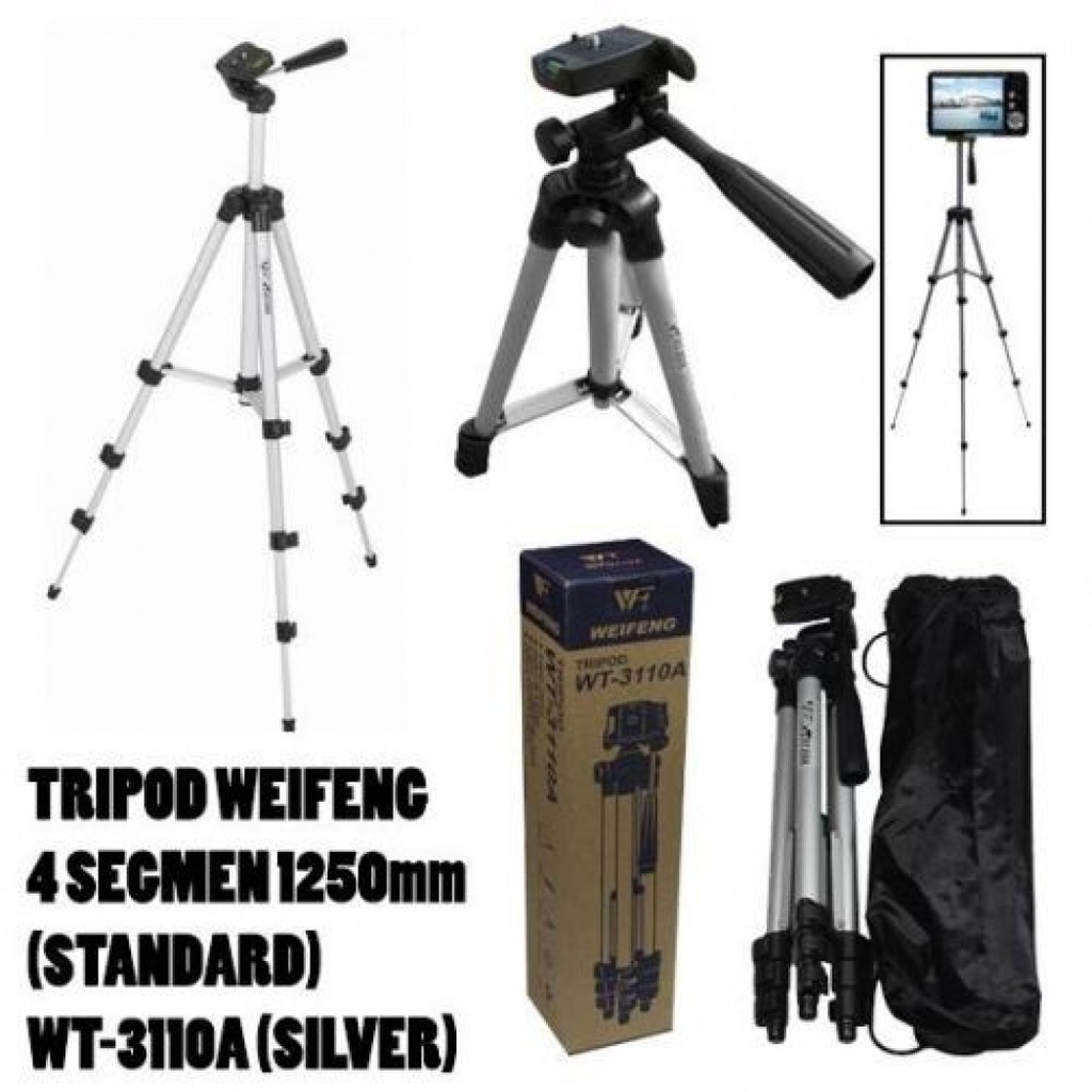 A_  TRIPOD WT-3110A - SILVER + Holder