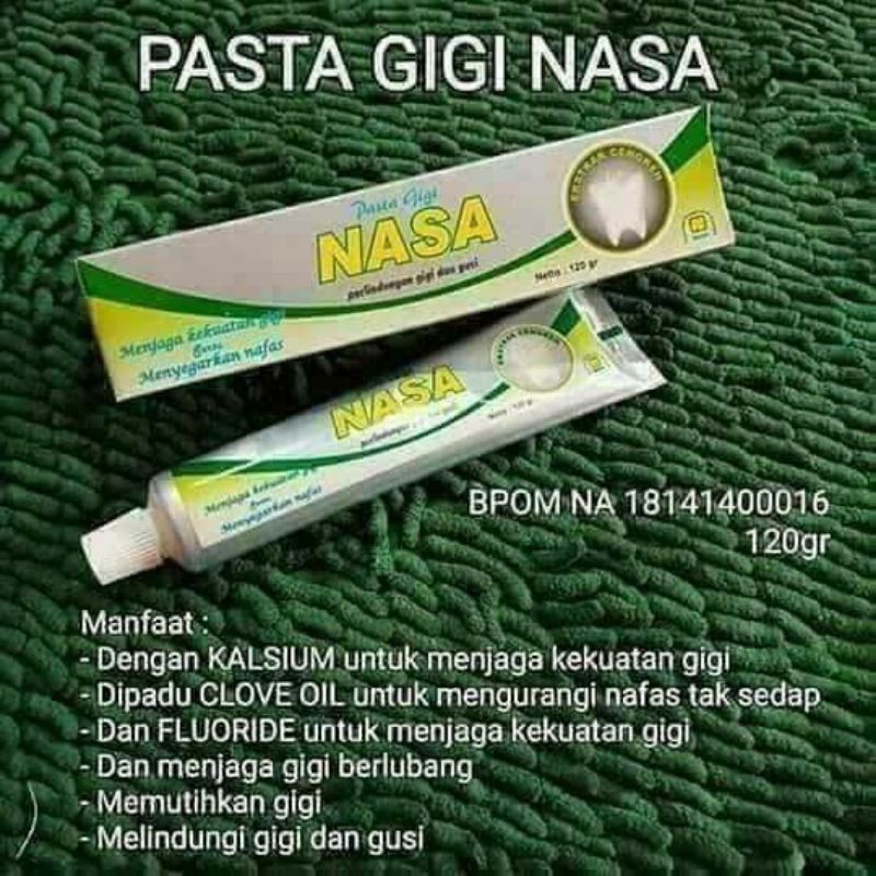PASTA GIGI NASA ORIGINAL - PEMUTIH GIGI DAN PENGHILANG KARANG GIGI