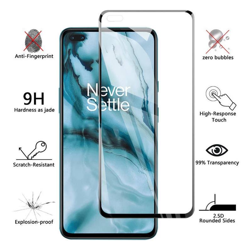 9D Full Tempered Glass For OnePlus 7t / 7 pro / 7 / 7t pro / 6t / 6 / 5t / 5 / 8 / 8 pro / 8t / 9 / 9 pro / 9R Screen Protector Glass Film Case