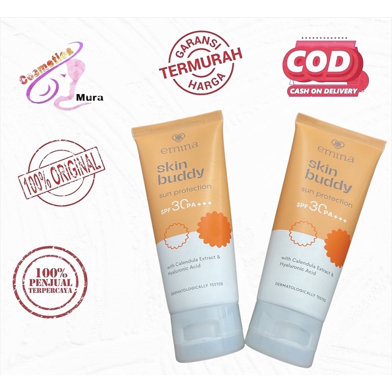 [ skin buddy spf 30 pa+++ ] emina skin buddy spf 30 pa++++ | emina sunscreen sun protection skin buddy