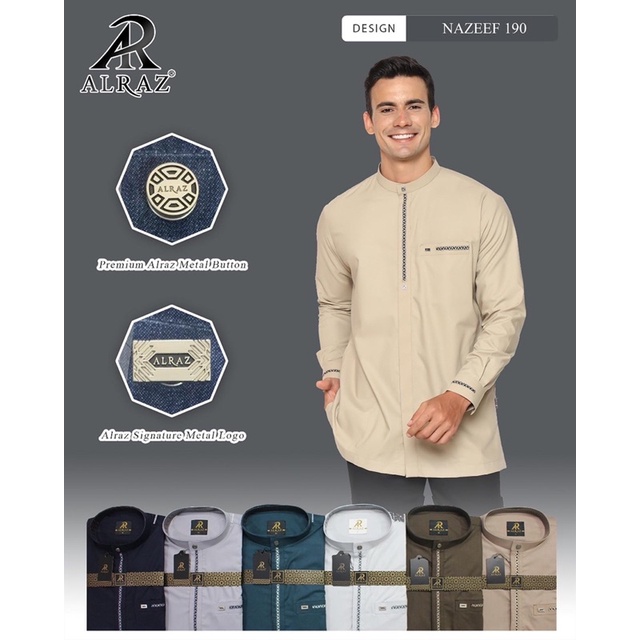 baju koko al raz lengan panjang