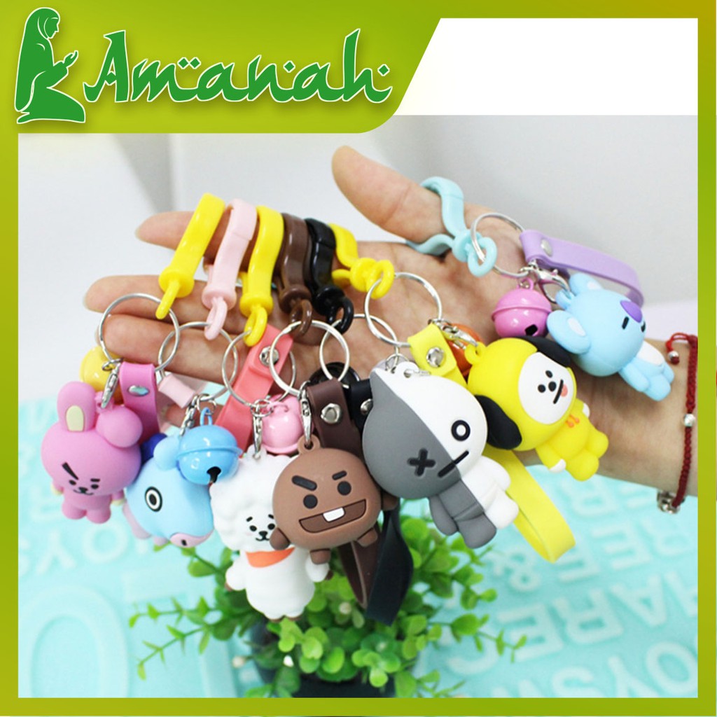 AS1512 Gantungan Kunci BT 21 BT21 KPOP / BT21 Keychain Boneka KPOP