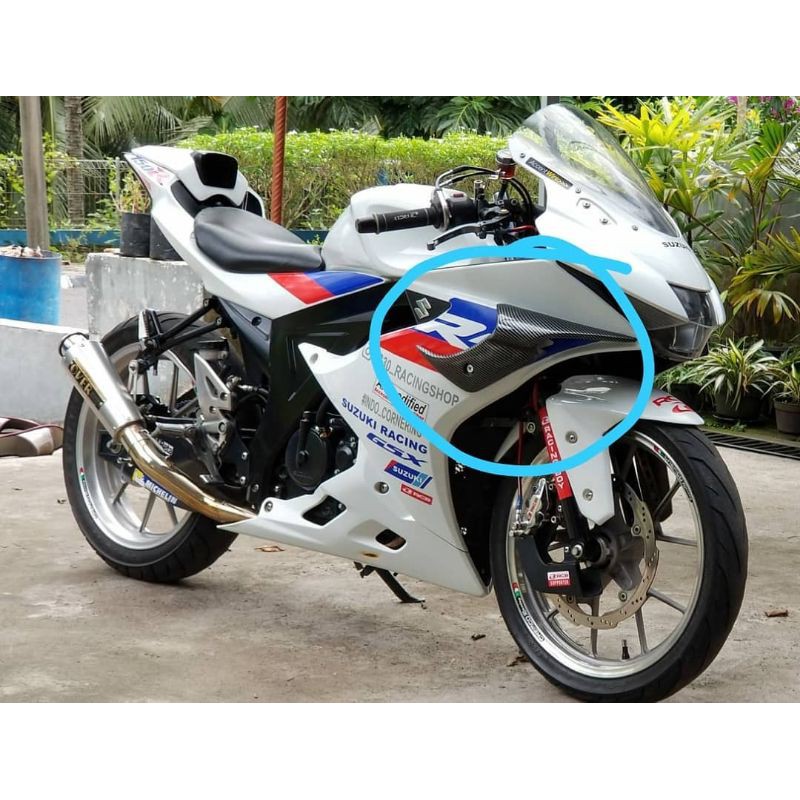 TERBARU Aero winglet gsx r150 carbon winglet gsx r150 aero dinamis suzuki gsx r150
