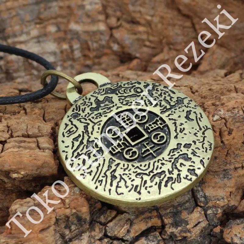 Kalung Fengshui Coin Dinasti Koin Amullet Necklace Feng Shui Buddha