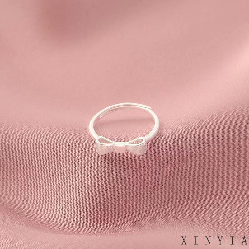 【Bayar di tempat】yang Dapat Disesuaikan Desain Niche Gaya Dingin Cincin Kelas Atas Sodoo Cincin Jari Telunjuk Adjustable Desain Pita