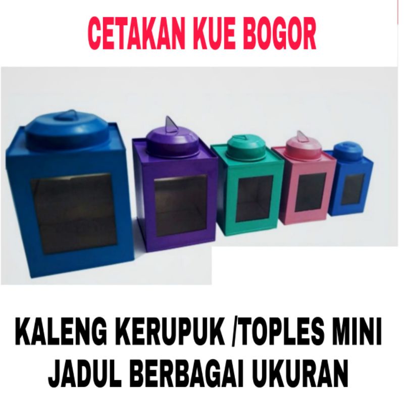 Kaleng Kerupuk Mini Jadul Aneka Ukuran