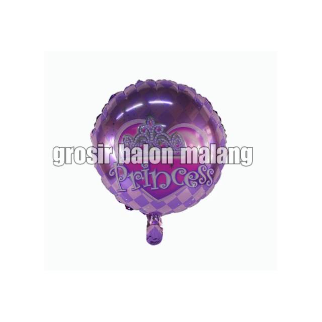 Balon foil bulat princess