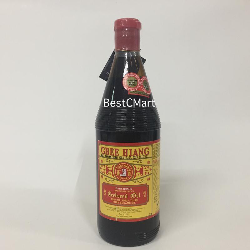 

GHEE HIANG SESAME OIL 700 ML ( MINYAK WIJEN MERK BABY GHEE HIANG )