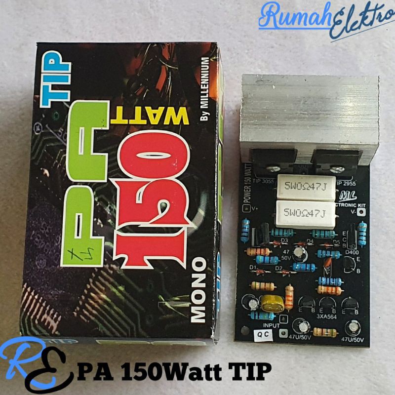 Kit PA OCL 150 Watt Mono Plus TR Final dan Pendingin