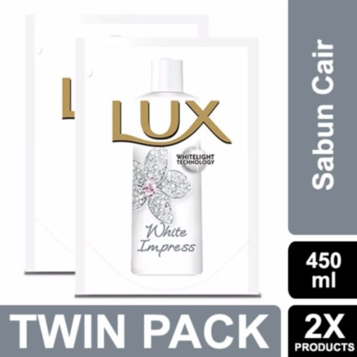 Lux White Impress Refill - Sabun Mandi - 450 Ml Twin Pack Unilever
