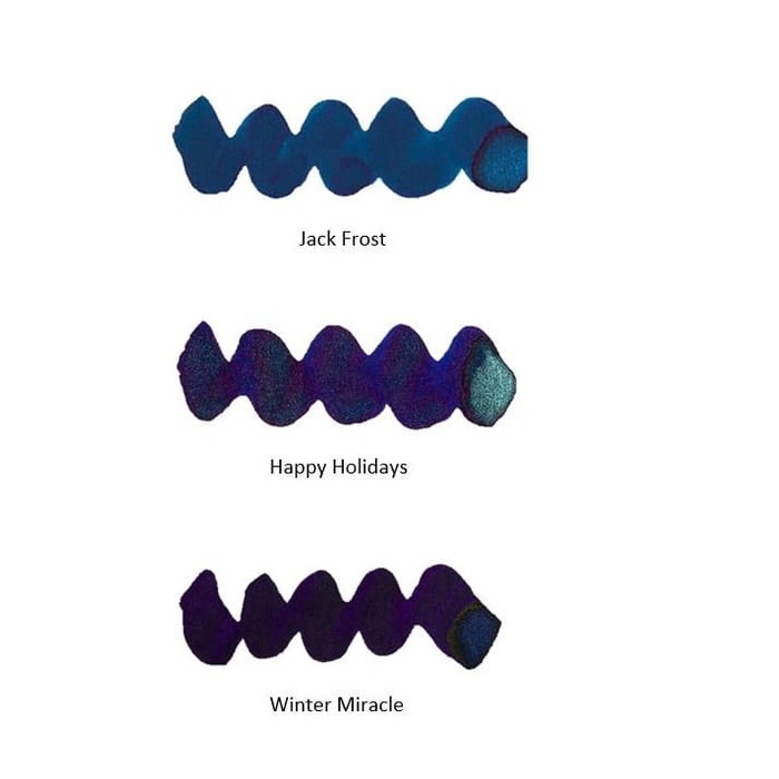 

Diamine Inkvent Blue Edition - Shimmering and Sheen (50ml) promo