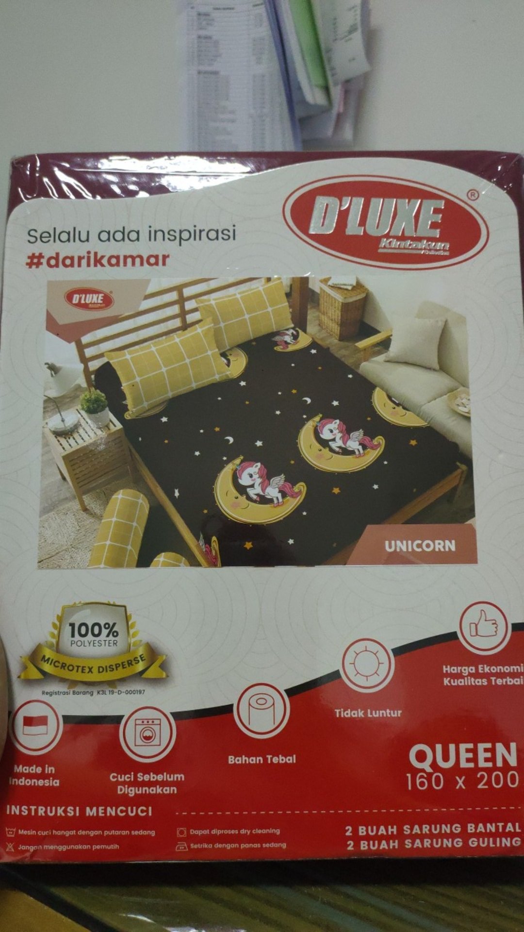 Kintakun Isthana - Sprei Kintakun Dluxe 160x200 - Hawaian / Rockstar / Unicorn / Zirafa
