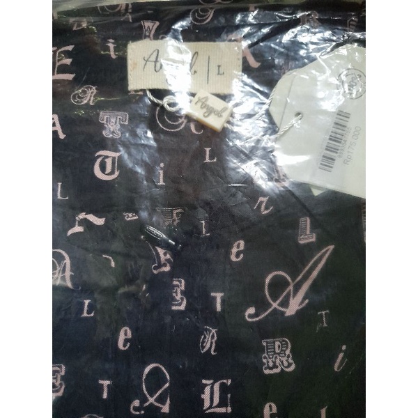 Bella A letters Black Pink sz L by Atelier Angelina