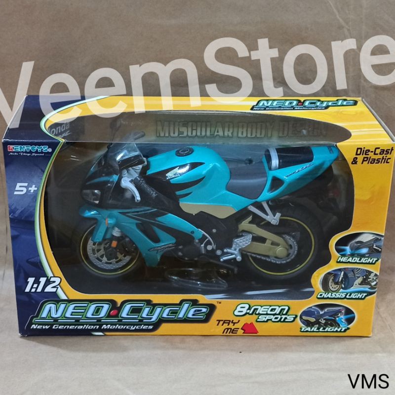 Die Cast 1:12 Honda CBR FIREBLADE [kentoys]Muscular Body Design
