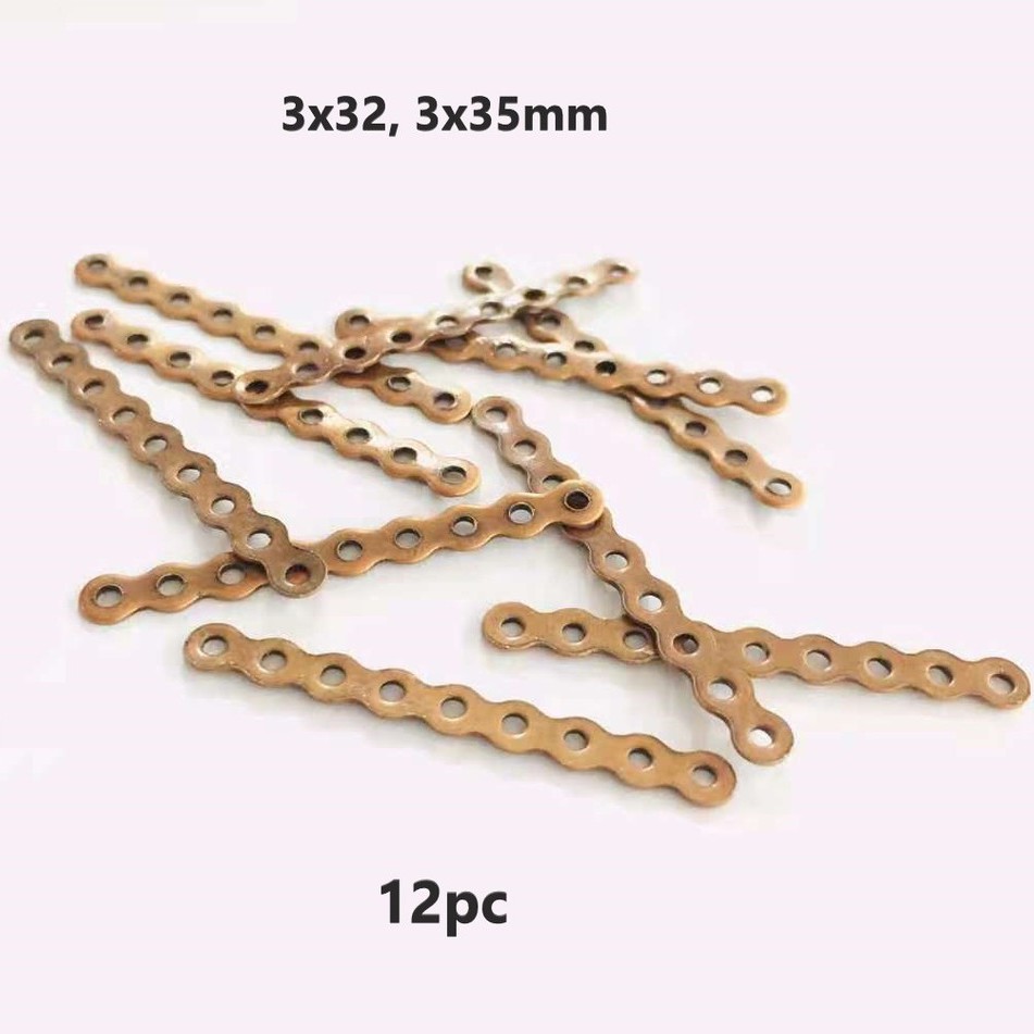 Spacer Lobang 9&amp;10 Bentuk Gelombang Copper, Harga/12Pc