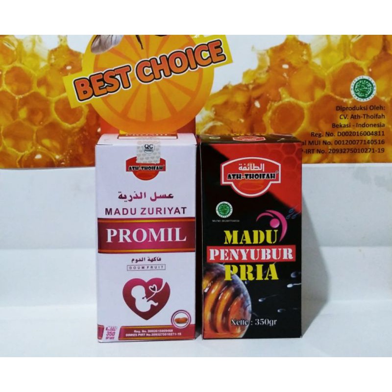 

Madu Promil zuriat & Madu Penyubur Pria