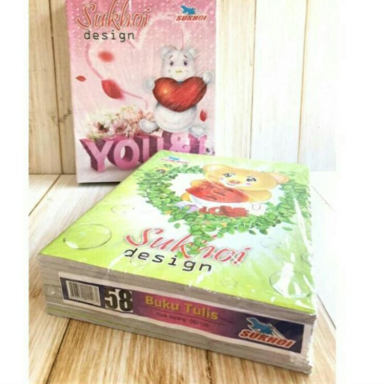 

LANGSUNG ATC.. Buku Tulis Sukhoi isi 58 Lembar