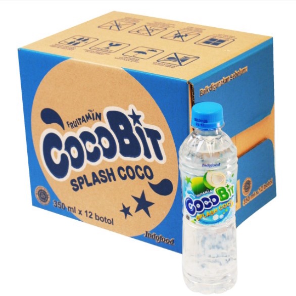 Fruitamin Cocobit Kelapa/Lychee 350ML 1 dus isi 12 botol